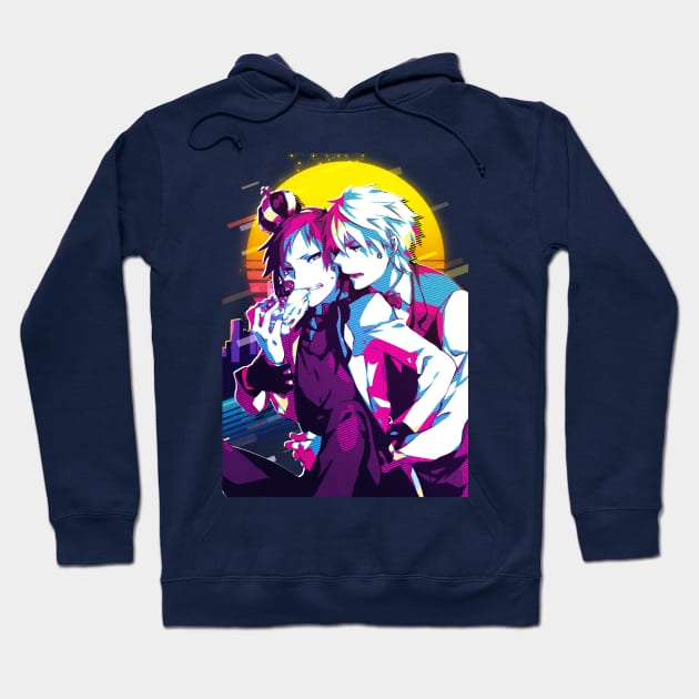 Izaya x Shizuo - Durarara Hoodie by 80sRetro